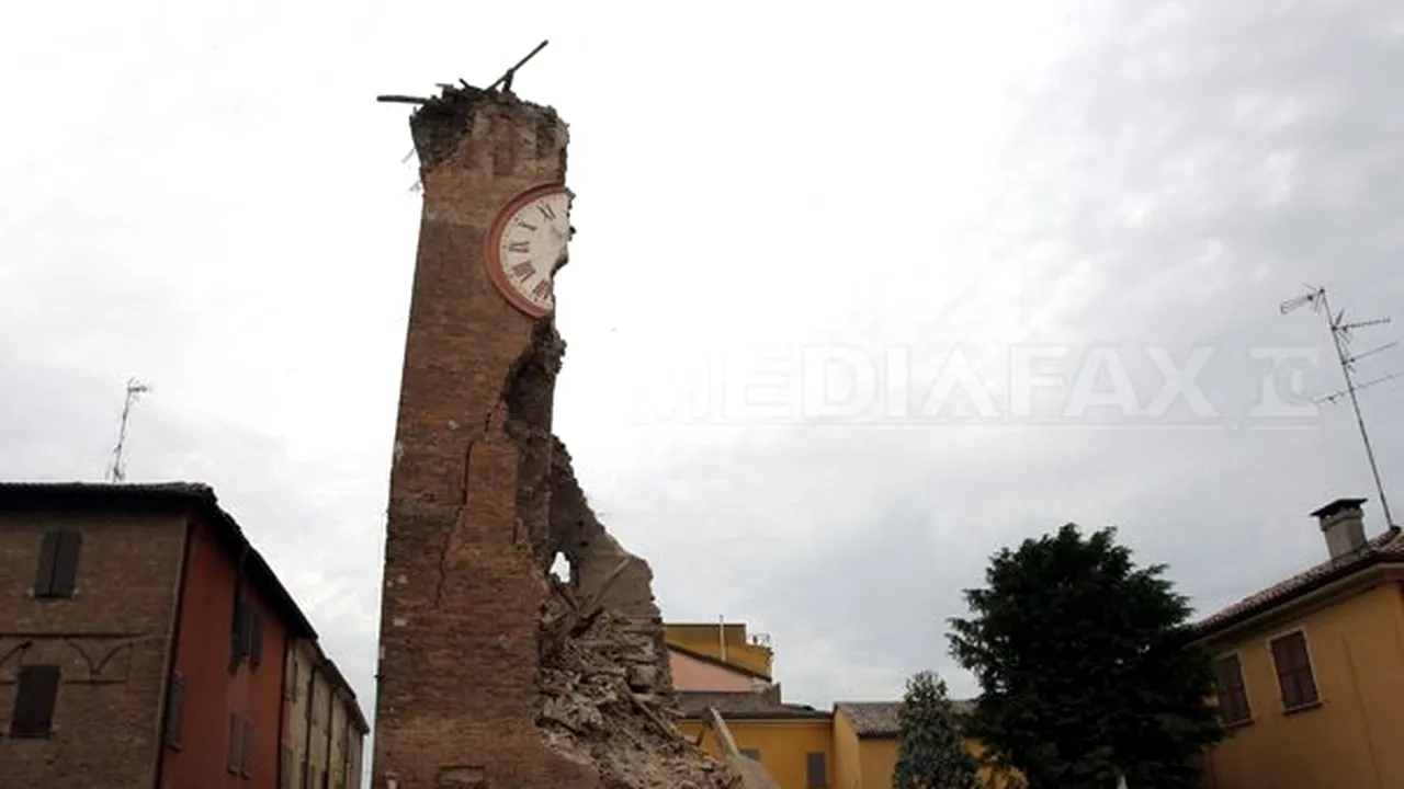 Cutremurul din Italia: Populaţia din regiunea Ferrara a petrecut prima noapte în refugii improvizate