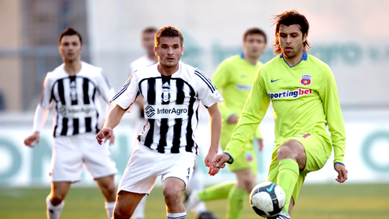 Astra Ploieşti - Steaua Bucureşti, scor 2-1, în Liga I