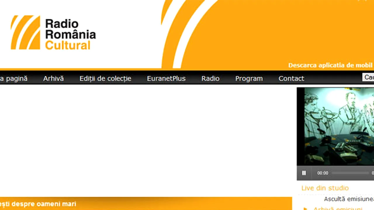 Radio România Cultural a lansat varianta mobilă a site-ului propriu