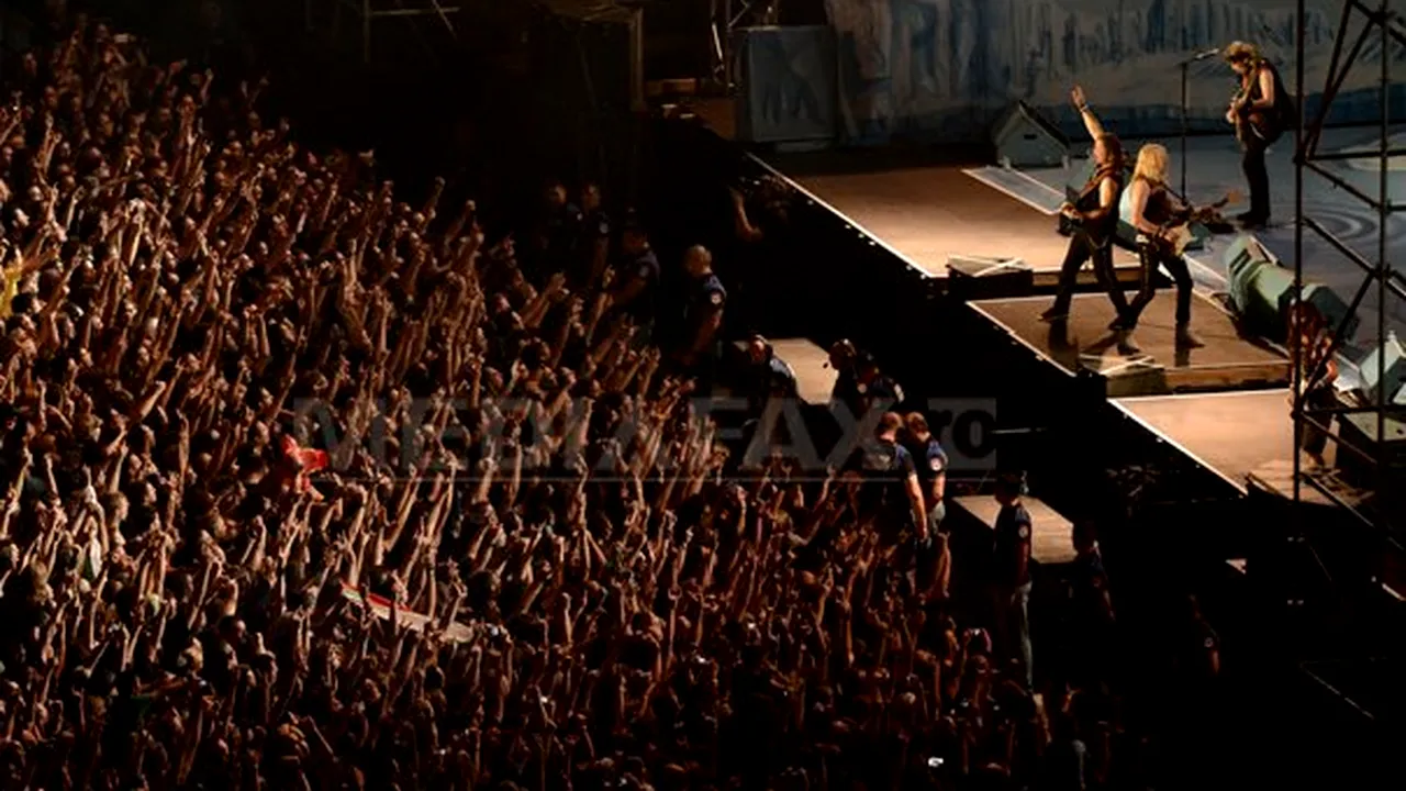 Iron Maiden a concertat la Bucureşti în faţa a 15.000 de persoane - FOTO