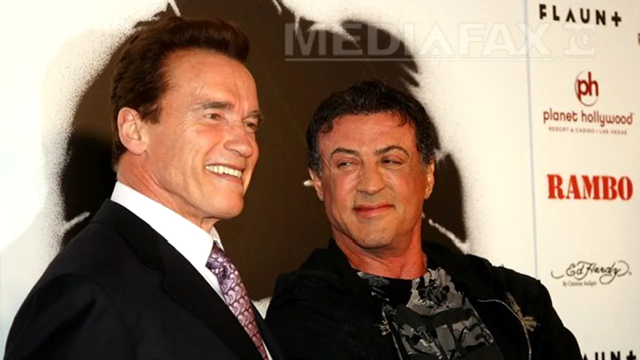 Arnold Schwarzenegger şi Sylvester Stallone ar putea juca împreună într-un nou film de acţiune