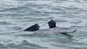 O dronă plutește în derivă în Marea Neagră. Autoritățile române încearcă să o recupereze