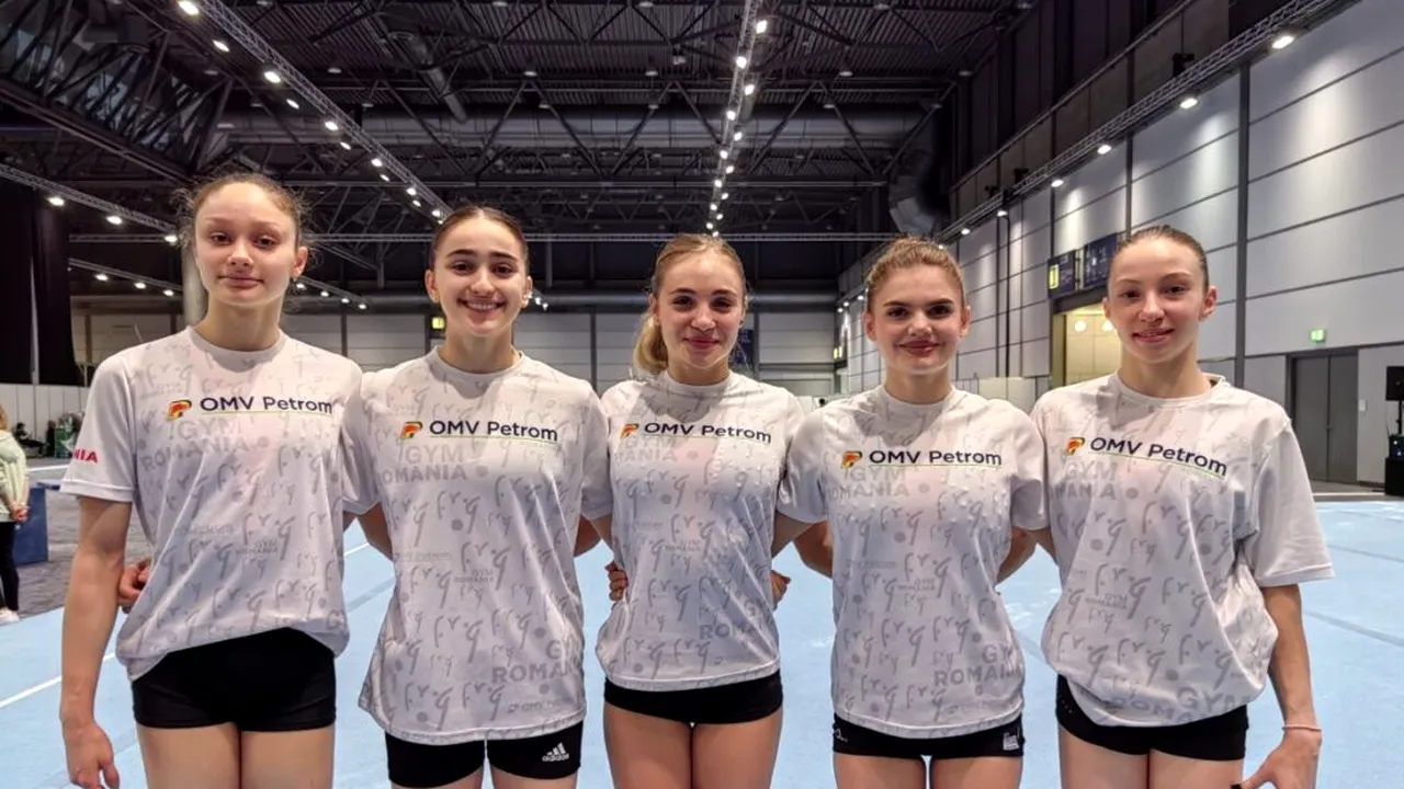 C.E. de la Leipzig 2025: Echipa feminină de gimnastică a României debutează luni