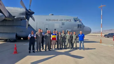 SOCIAL Al 12-lea zbor umanitar al României din Gaza. Cinci copii au fost evacuați pentru îngrijiri medicale de urgență