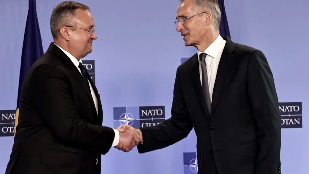 Jens Stoltenberg, alături de Nicolae Ciucă: Suntem gata să apărăm România şi toate ţările aliate