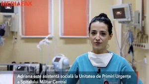 Adriana, eroul de la Spitalul Militar Central din Capitală, care are grijă de medici şi de pacienţi, deopotrivă: „Cel mai important este ca ei să nu renunţe”