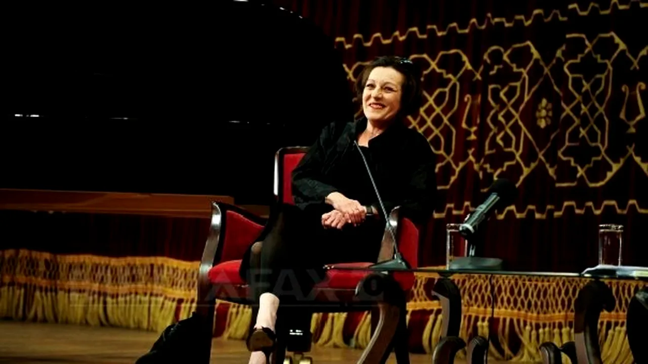 Herta Müller, în dialog cu Gabriel Liiceanu: Eu nu vreau să fiu scriitor, eu nu am de ales - FOTO