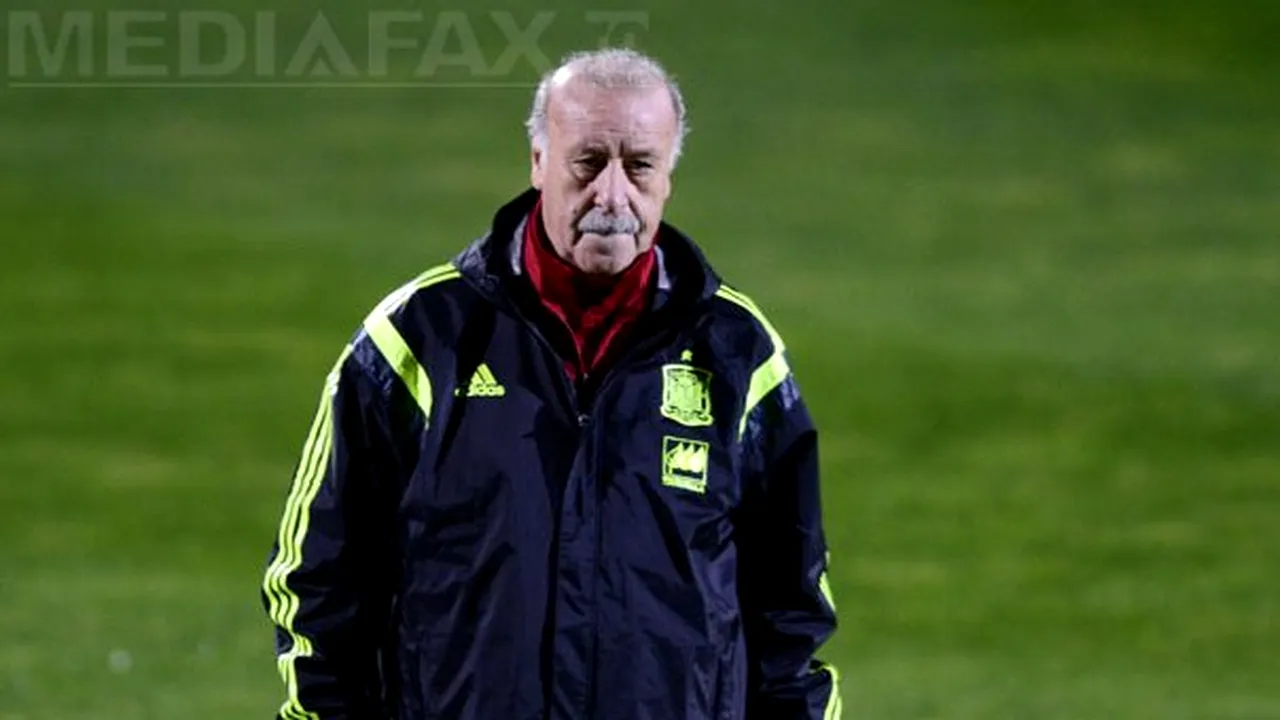 Del Bosque a anunţat că rămâne la conducerea naţionalei Spaniei