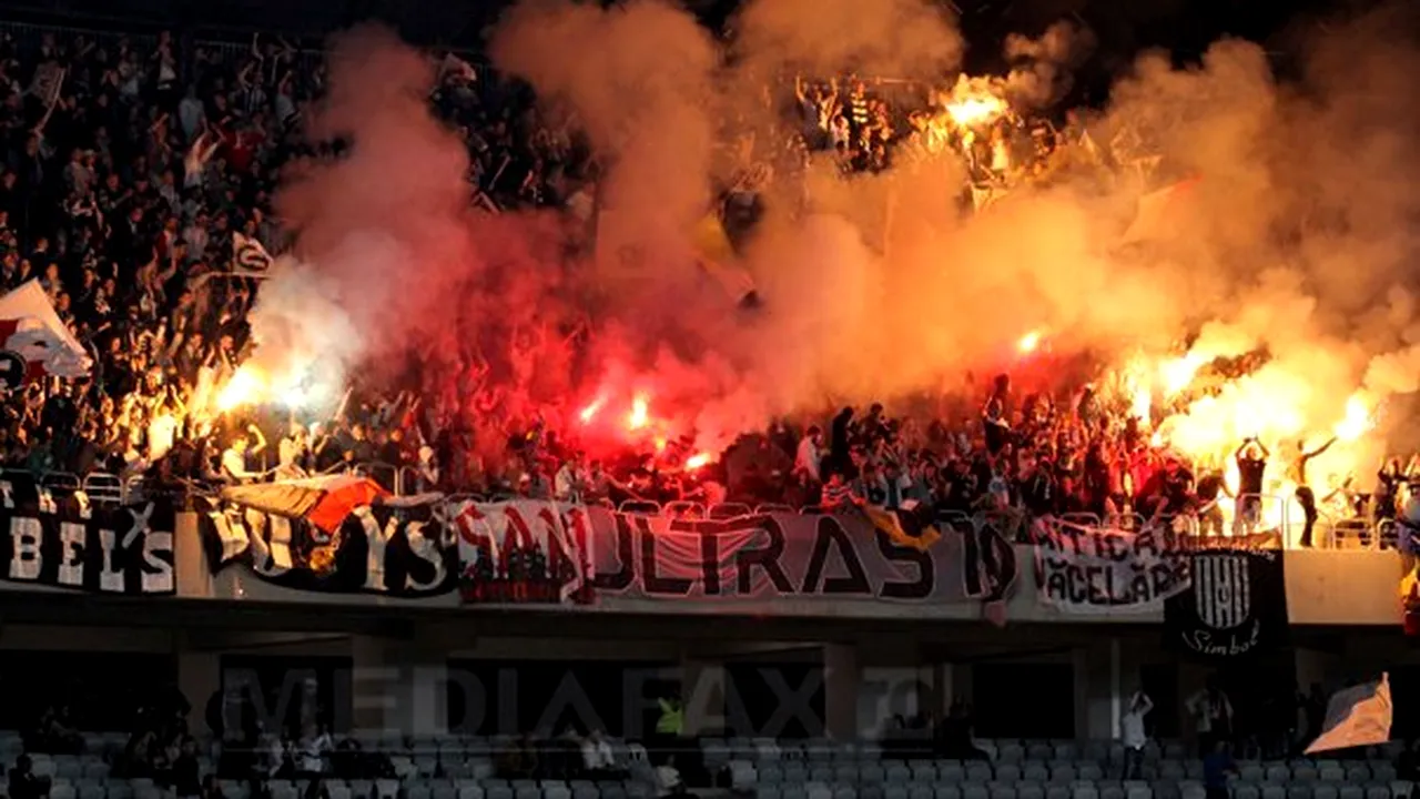 Incidente la Cluj: Şase suporteri ai U Cluj, amendaţi de jandarmi după ce au atacat fani ai CFR