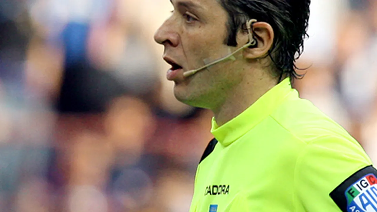 Matteo Trefoloni arbitrează meciul FC Sevilla - Unirea Urziceni
