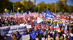 Protest la Palatul Cotroceni. Sindicaliștii cer președintelui declanșarea procedurii constituționale de mediere și oprirea austerității