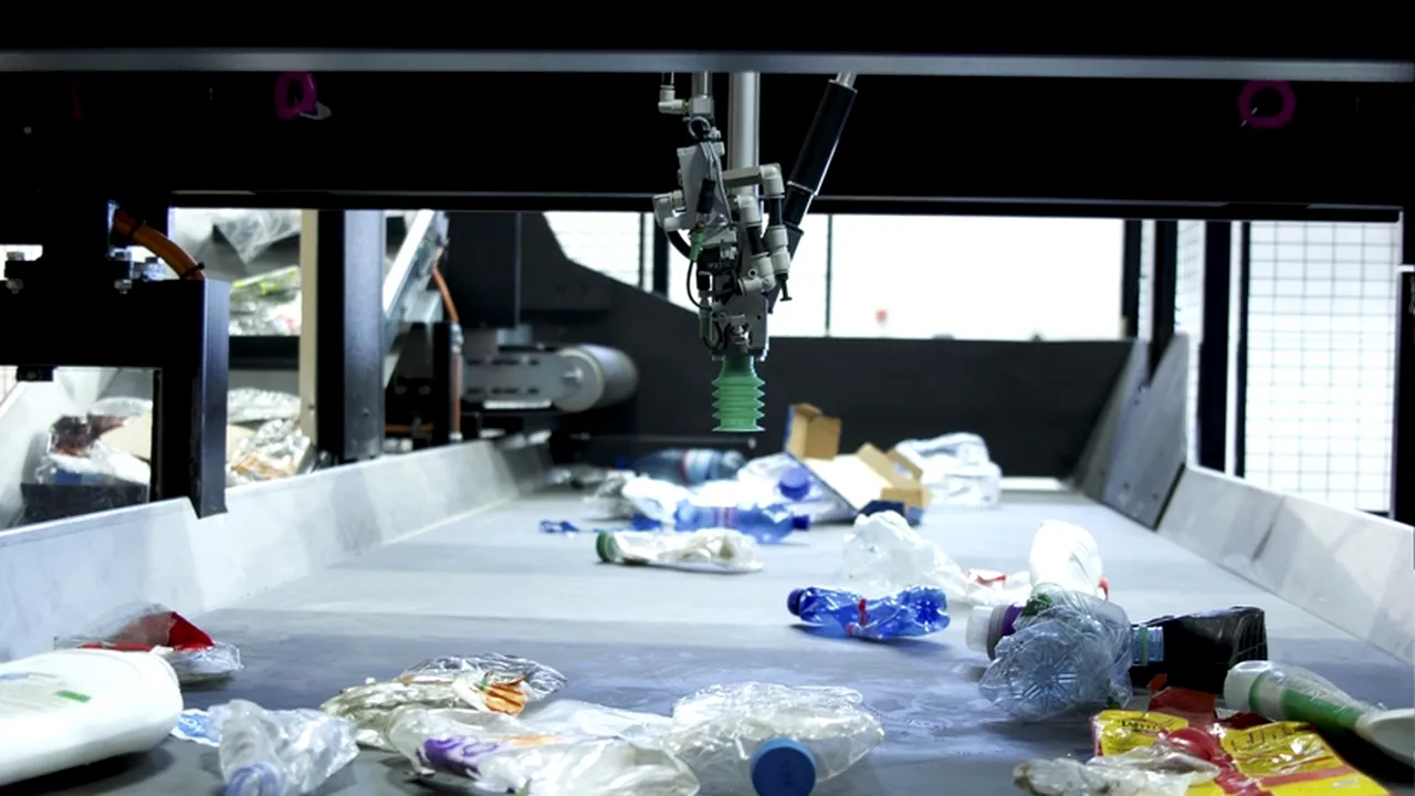 Inteligenţa artificială ne dă o ”mână” de ajutor. Un braţ robotizat sortează deşeurile cu „viteza unui om”