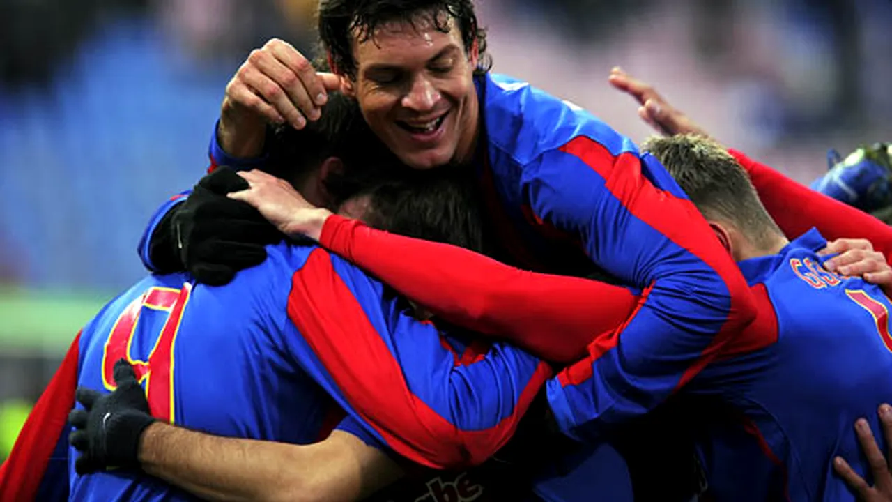 Steaua - Internaţional Curtea de Argeş, scor 3-2, în Liga I