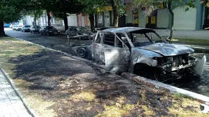 Comandantul unui oraş din regiunea Zaporojie a fost grav rănit după ce maşina lui a explodat