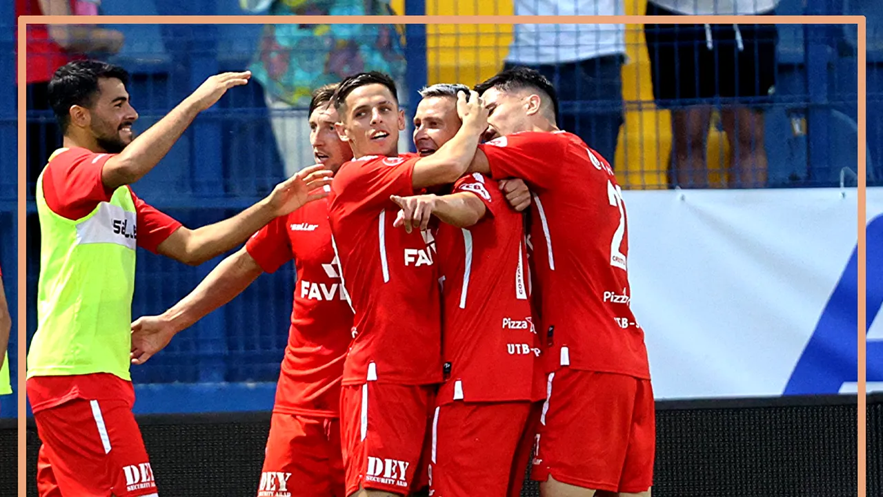 Superliga de fotbal. UTA Arad învinge în deplasare pe Unirea Slobozia