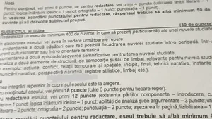 Subiecte de bacalaureat scurse online în timpul probei de limba română, în Gorj