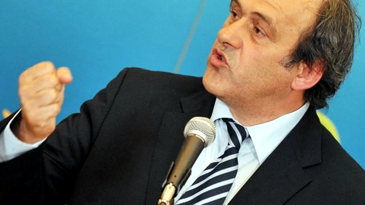Michel Platini, reales pentru un nou mandat de preşedinte al UEFA