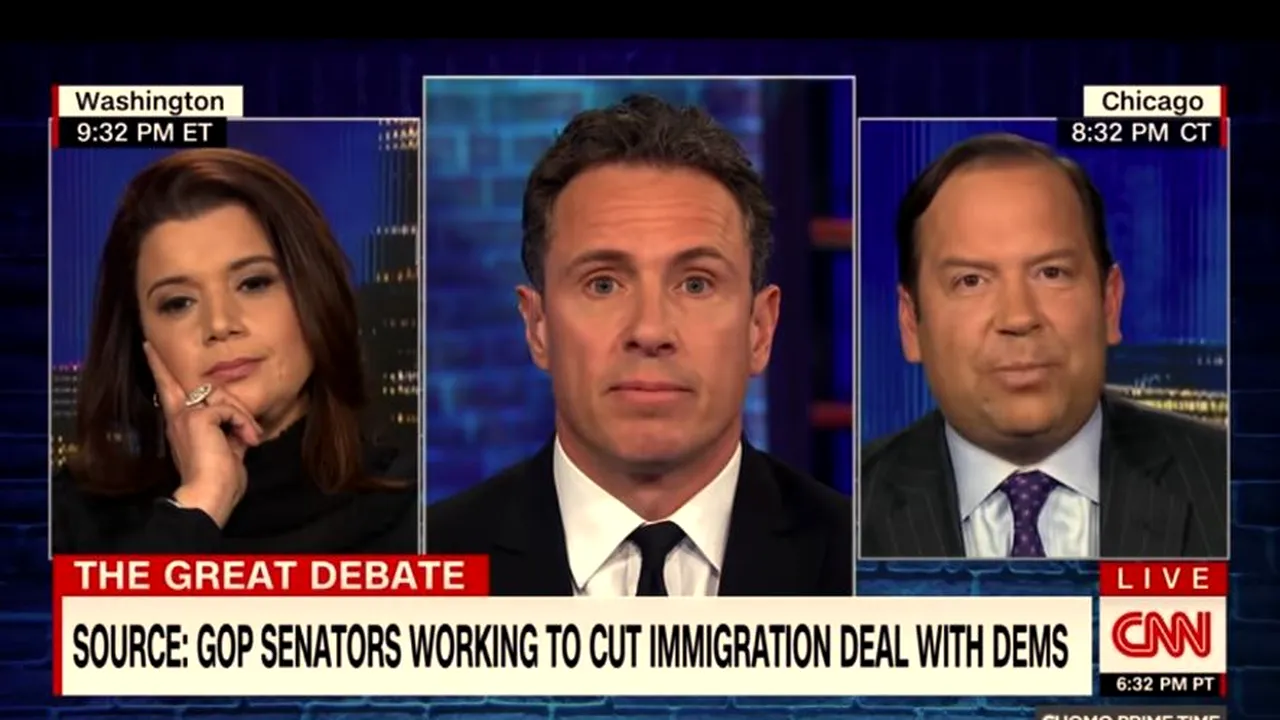 În direct la CNN: Ea îşi face unghiile, ei se ceartă din cauza zidului de la graniţa cu Mexico | VIDEO
