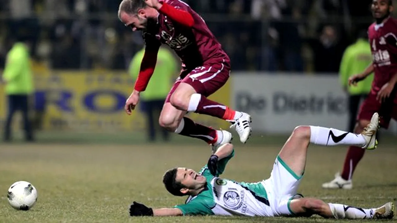 Rapid a fost învinsã de Concordia Chiajna, scor 1-0, în Liga I