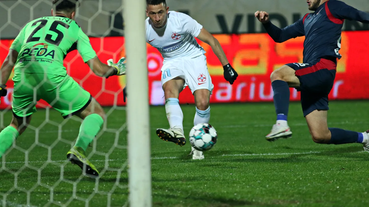 FCSB continuă cursa de urmărire a Craiovei. Au învins fără emoţii în deplasarea de la Târgovişte