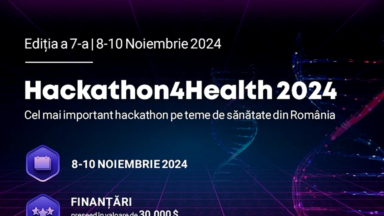 Încep înscrierile la cel mai important hackathon de sănătate din România: