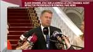 DECLARAŢIA ZILEI | Klaus Iohannis, atac dur la adresa lui Liviu Dragnea: Acest infractor progresează în domeniul fake news