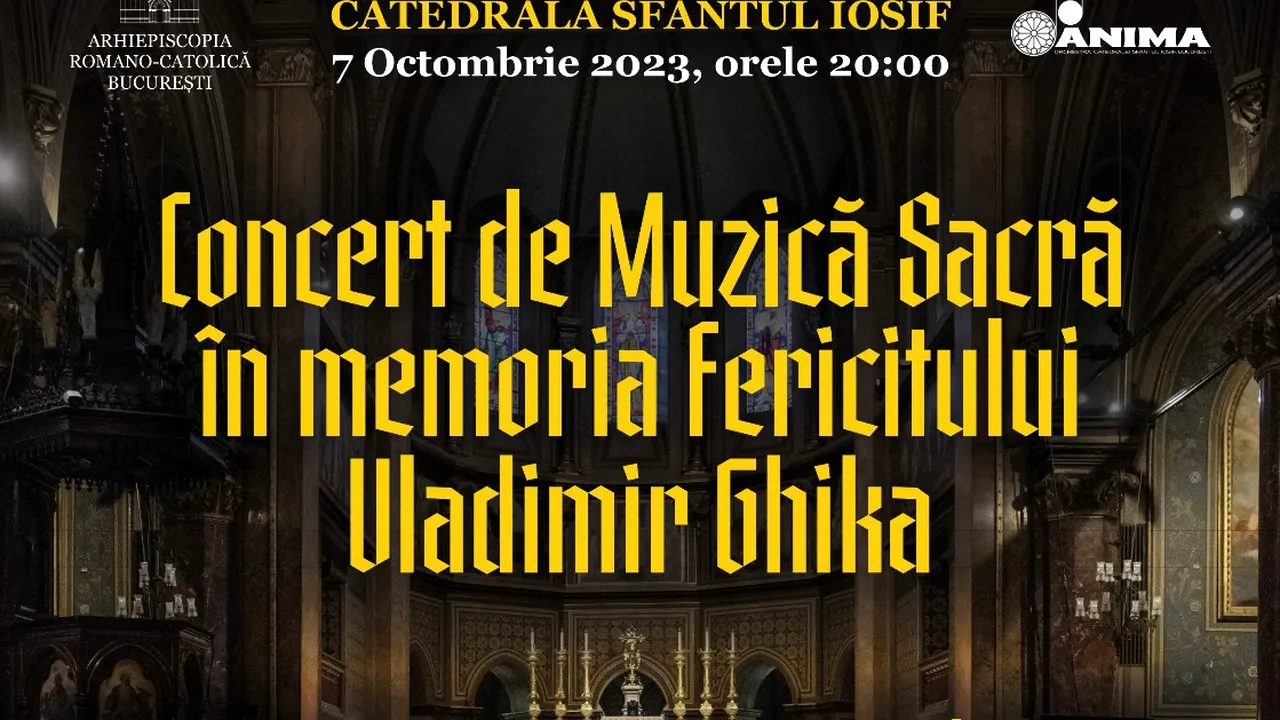 Concert de muzică sacră în memoria Fericitului Vladimir Ghika la Catedrala Sfântul Iosif, Programul concertului
