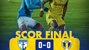 FC Voluntari – Petrolul Ploieşti, remiză pe tabelă, remiză şi la cartonaşe roşii
