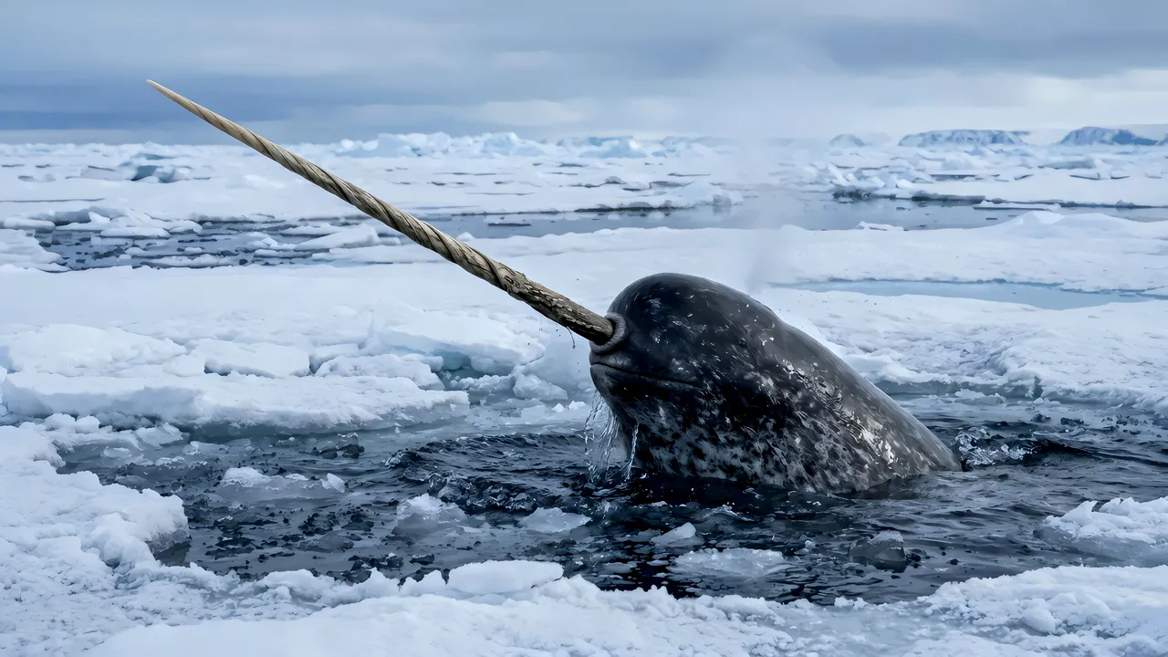 Narvalii, transformați în cercetători ai Arcticii. Descoperiri îngrijorătoare vin din fiordurile Groenlandei