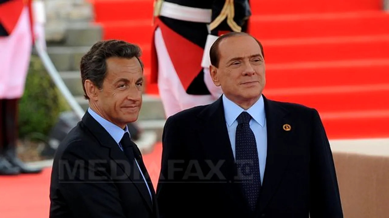 Berlusconi: Aroganţa lui Sarkozy depăşeşte inteligenţa sa