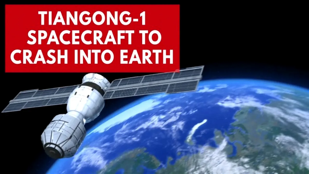 Fragmente dintr-o STAŢIE SPAŢIALĂ chineză ar urma să cadă pe Terra. În ce zonă a planetei s-ar putea produce prăbuşirile şi în ce perioadă