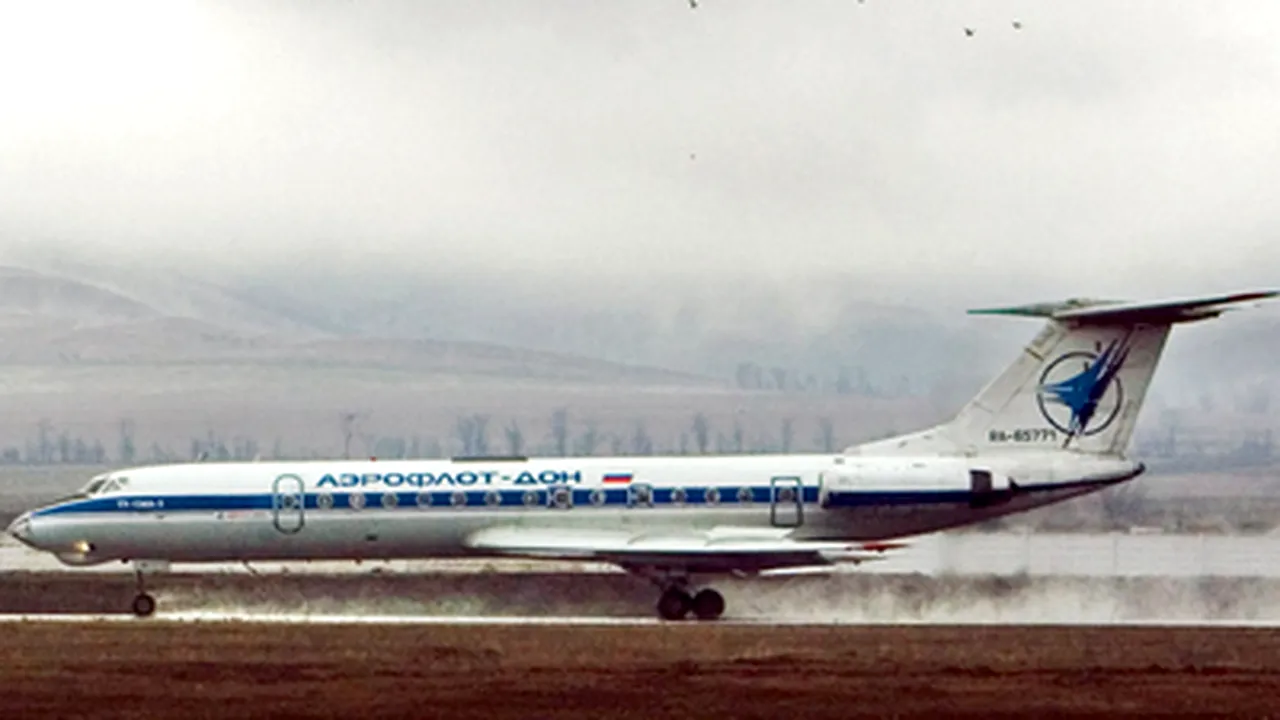 Aterizare de urgenţă la Soci a unui avion Tupolev