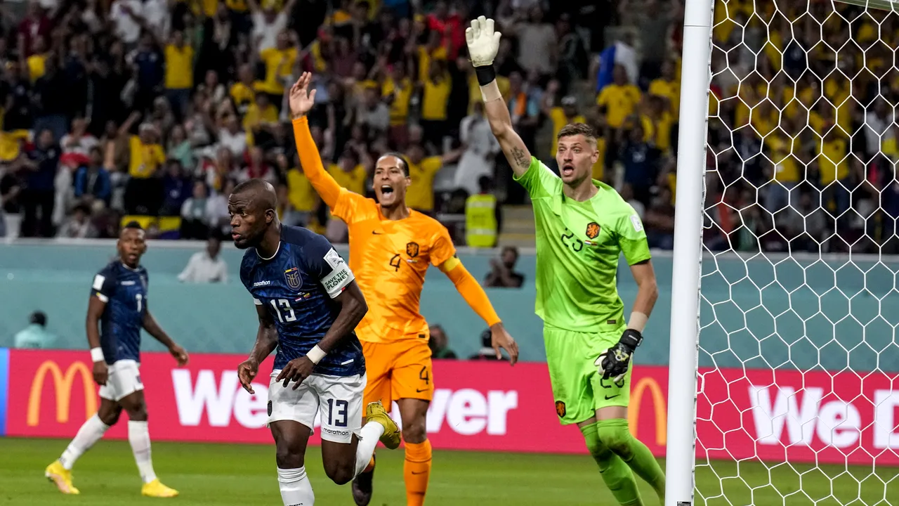 Ecuadorianul Valencia trece în fruntea listei golgheterilor de la mondiale. Olanda - Ecuador 1-1