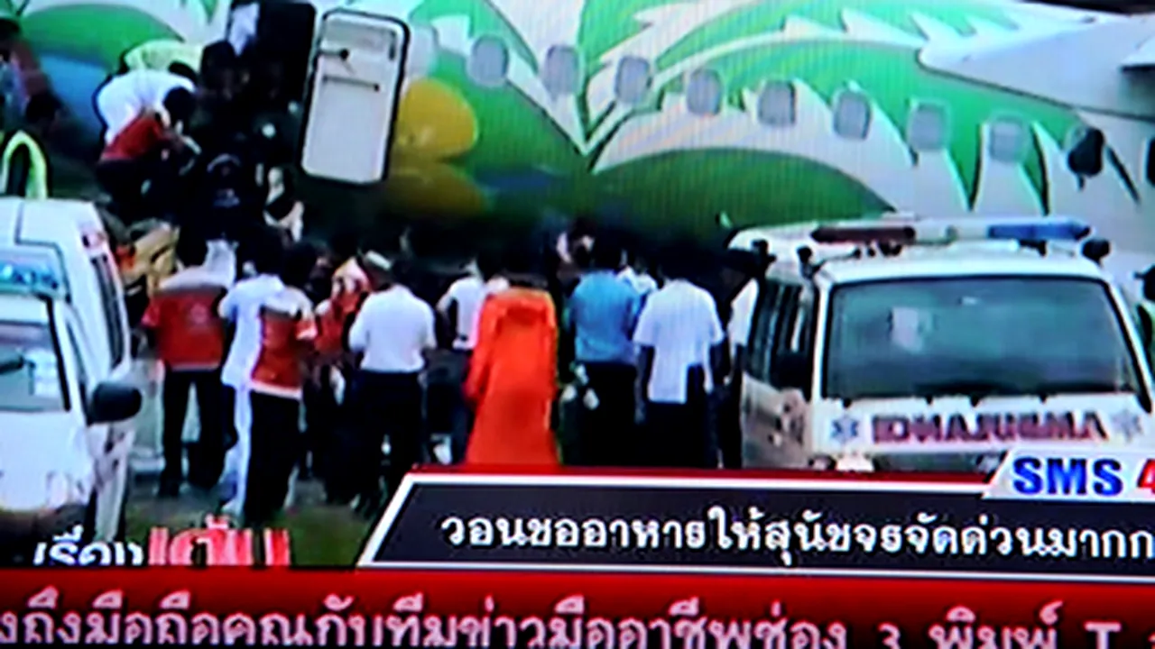 Cel puţin un mort şi zece răniţi într-un accident aviatic, în Thailanda