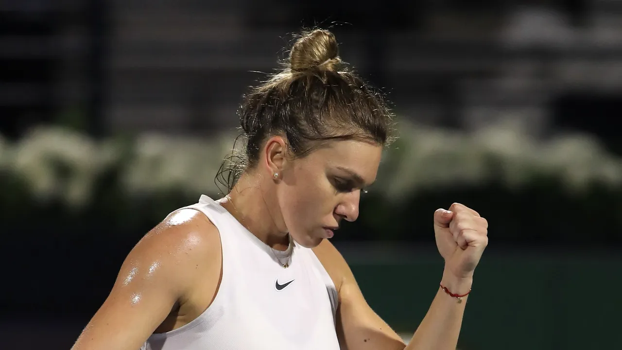 Simona Halep revine pe terenul de tenis după 6 luni