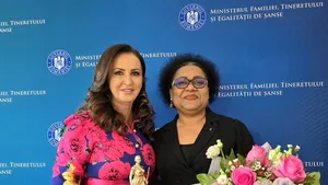 Ministra Afacerilor Sociale din Republica Benin, născută în România, se întâlneşte cu Natalia Intotero