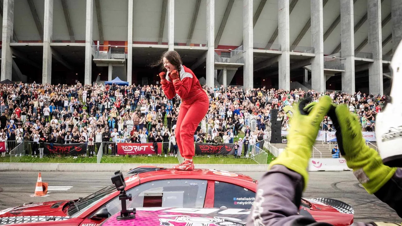 Natalia Iocsak, prima femeie care a câştigat o etapă din Campionatul Naţional de Drift

