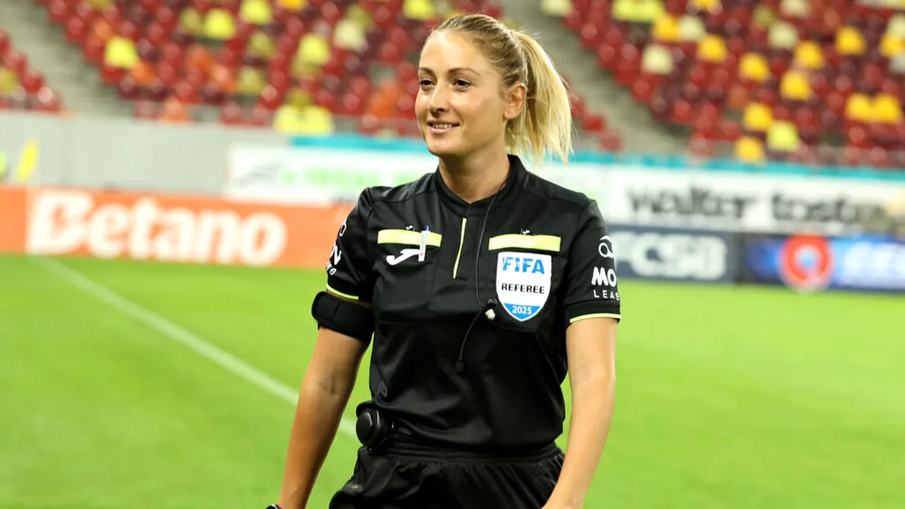 Alina Peșu, delegată să conducă partida Franța – Polonia din preliminariile Cupei Mondiale de fotbal feminin din 2027