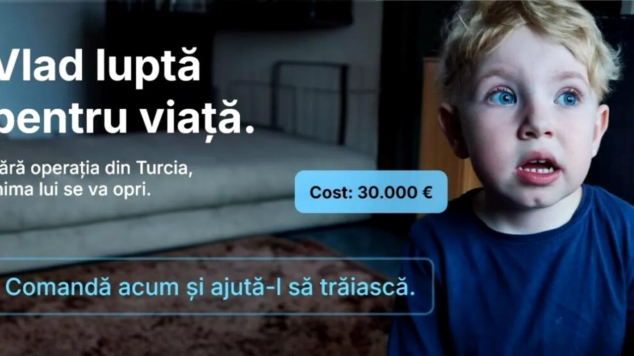O inimă mică, o luptă mare. Vlad are nevoie de noi
