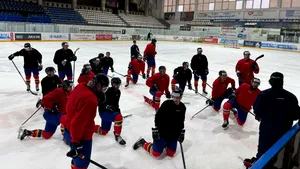 Echipa de hochei pe gheață a României se deplasează în China, pentru Campionatul Mondial Divizia I/B