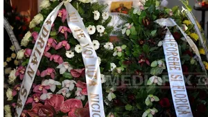 Trupul neînsufleţit al lui Andrei Blaier a fost depus la capela Cimitirului Bellu Catolic