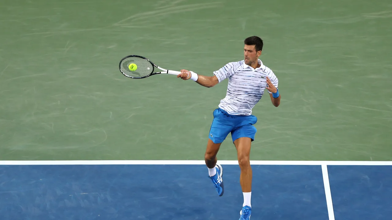 Djokovic, victorie prin abandon la revenirea sa, după doi ani, pe tărâm american, la Cincinnati