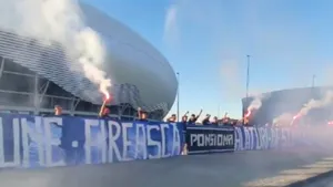 VIDEO: Suporterii Craiovei au făcut show înaintea derby-ului cu FCSB