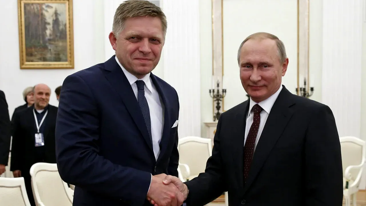 Putin afirmă că premierul slovac Robert Fico s-a oferit să intermedieze negocierile de pace dintre Rusia şi Ucraina