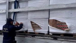 Patru milioane de țigări de contrabandă au fost confiscate de polițiștii de frontieră la Calafat