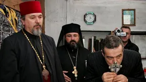 Slujbă specială pentru Gigi Becali, la Mănăstirea Maglavit (Video)
