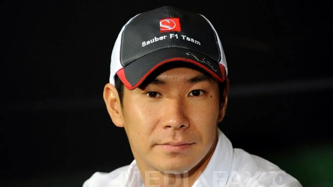 Formula 1: Kobayashi nu şi-a găsit echipă pentru 2013, deşi a reuşit să strângă 8 milioane de euro