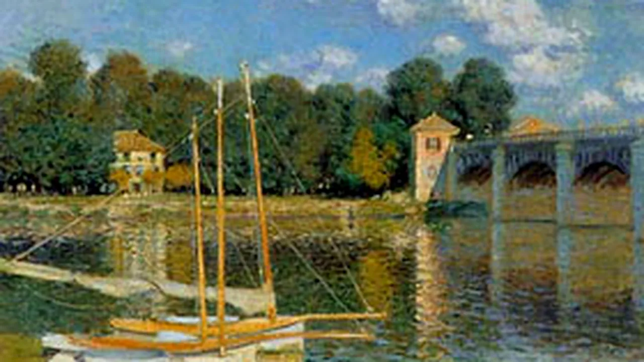 Tablou de Monet, grav deteriorat de o bandă de tineri