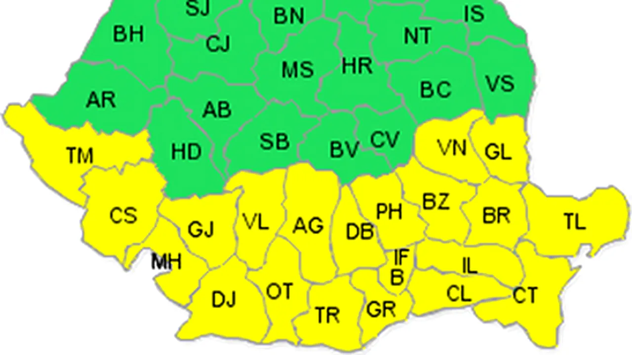 Southern Romania Under Weather Advisory For Gusty Wind, Snow Until Monday
