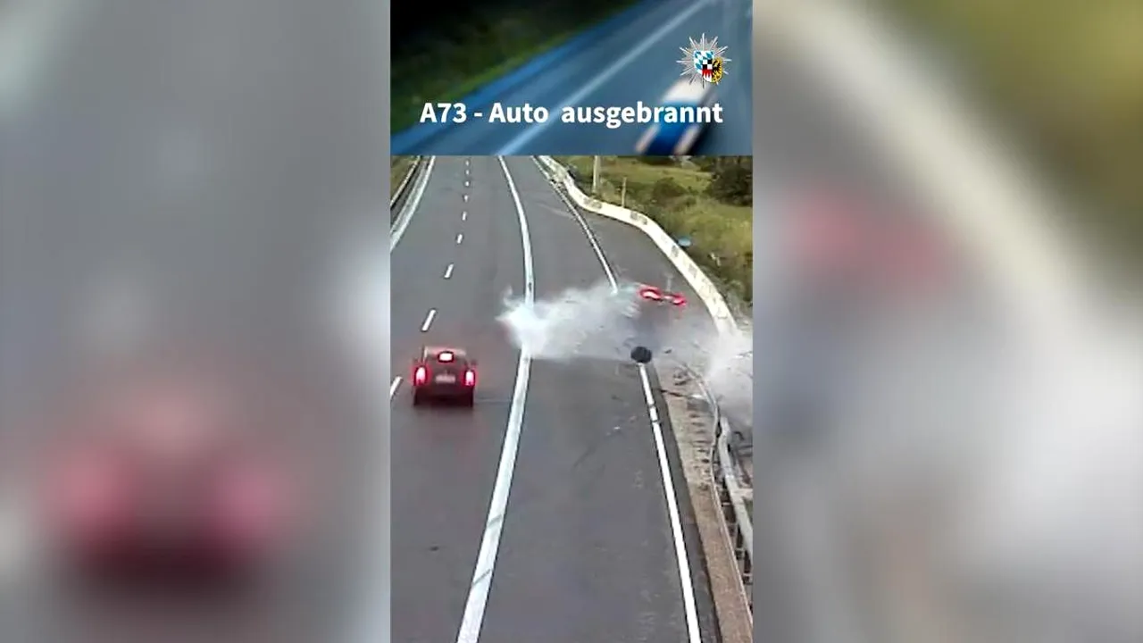 Motocicleta se ciocneşte de maşină cu 300 km/h: motivul pentru care poliţia germană arată accidente rutiere reale

